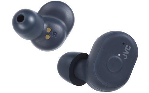 JVC Truly Wireless Earbuds HA-A10THeadphonesTruly Wireless headphonesMemory foam earpieces for secure and comfortable fitUp to 4 hours + 10 hours* battery life *Charging caseAuto On and ConnectVoice assistant compatibleIPX5 water resistantTrendy 4-color v